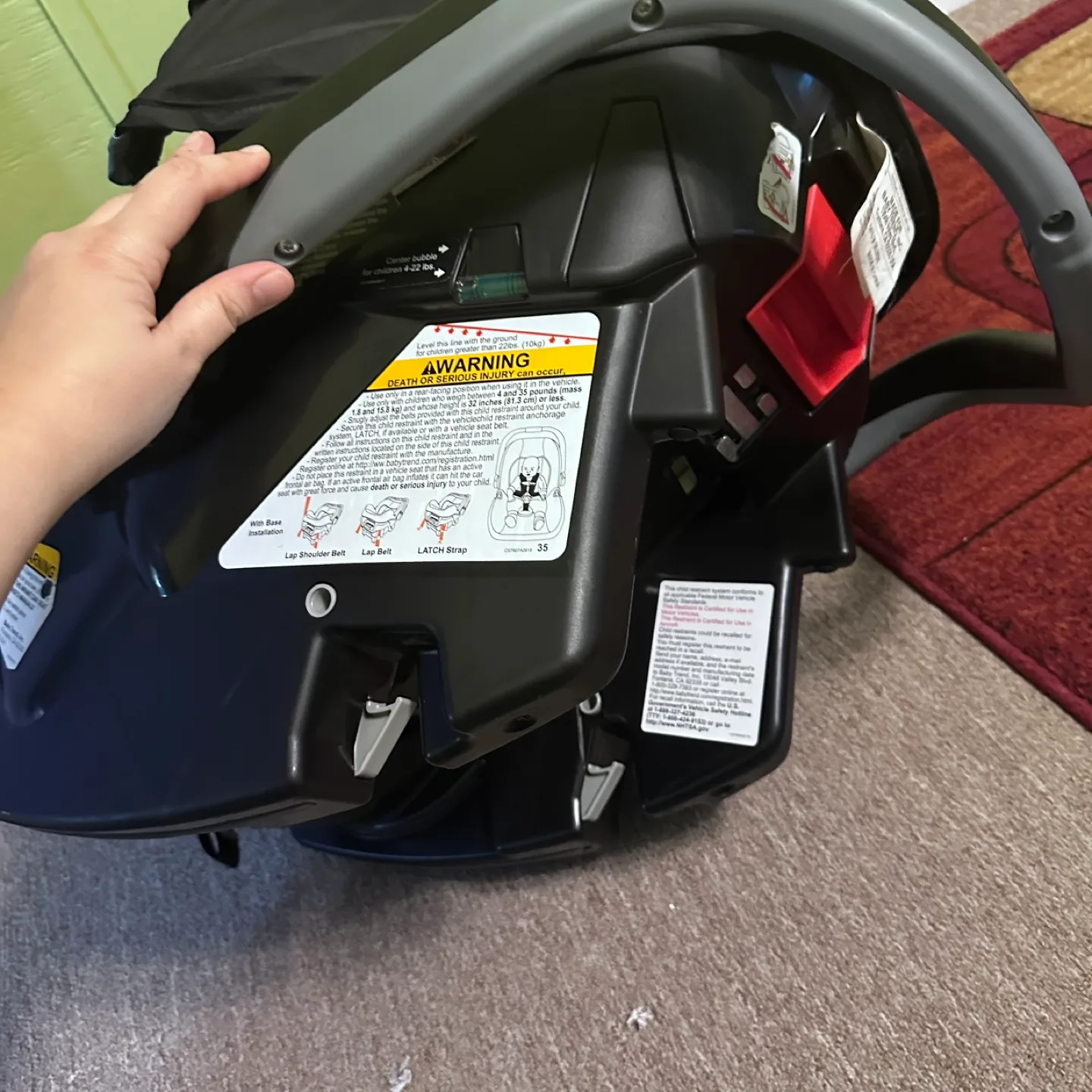 Baby Trend Infant Car Seat image indicator(5)