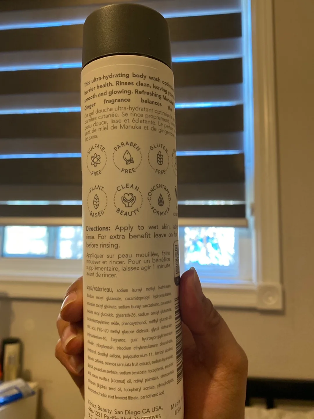 Ethica Body Ultra Wash - Manuka Honey & Ginger Fragrance image indicator(2)