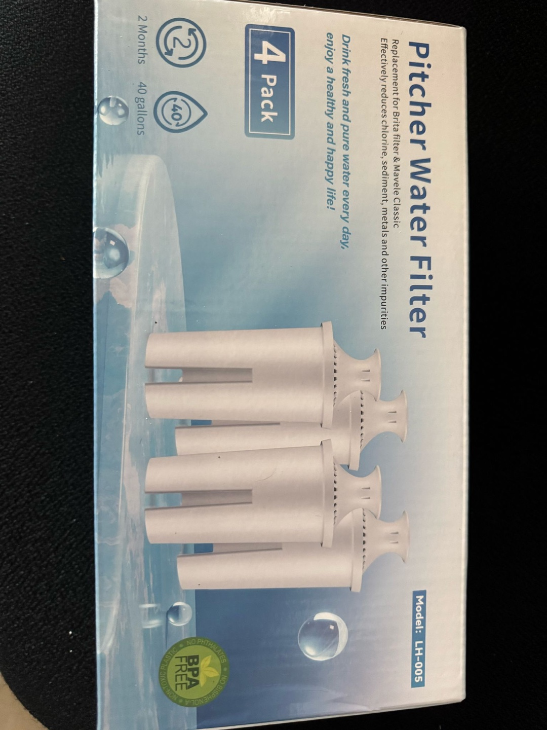 4-Pack Water Filter