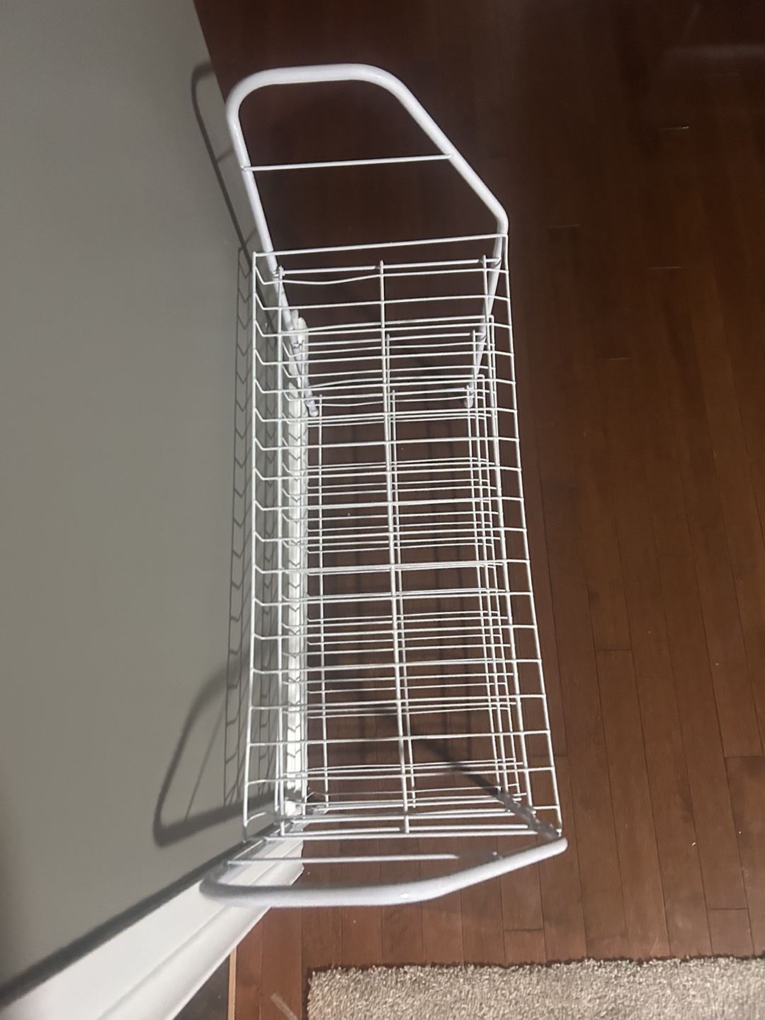 White Metal 3-Tier Shoe Rack - photo 3