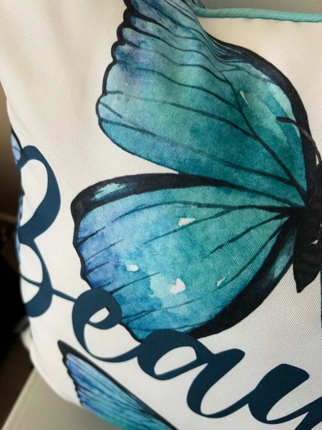 Riviera Collection Decorative Pillow - Butterflies & Beauty image indicator(4)