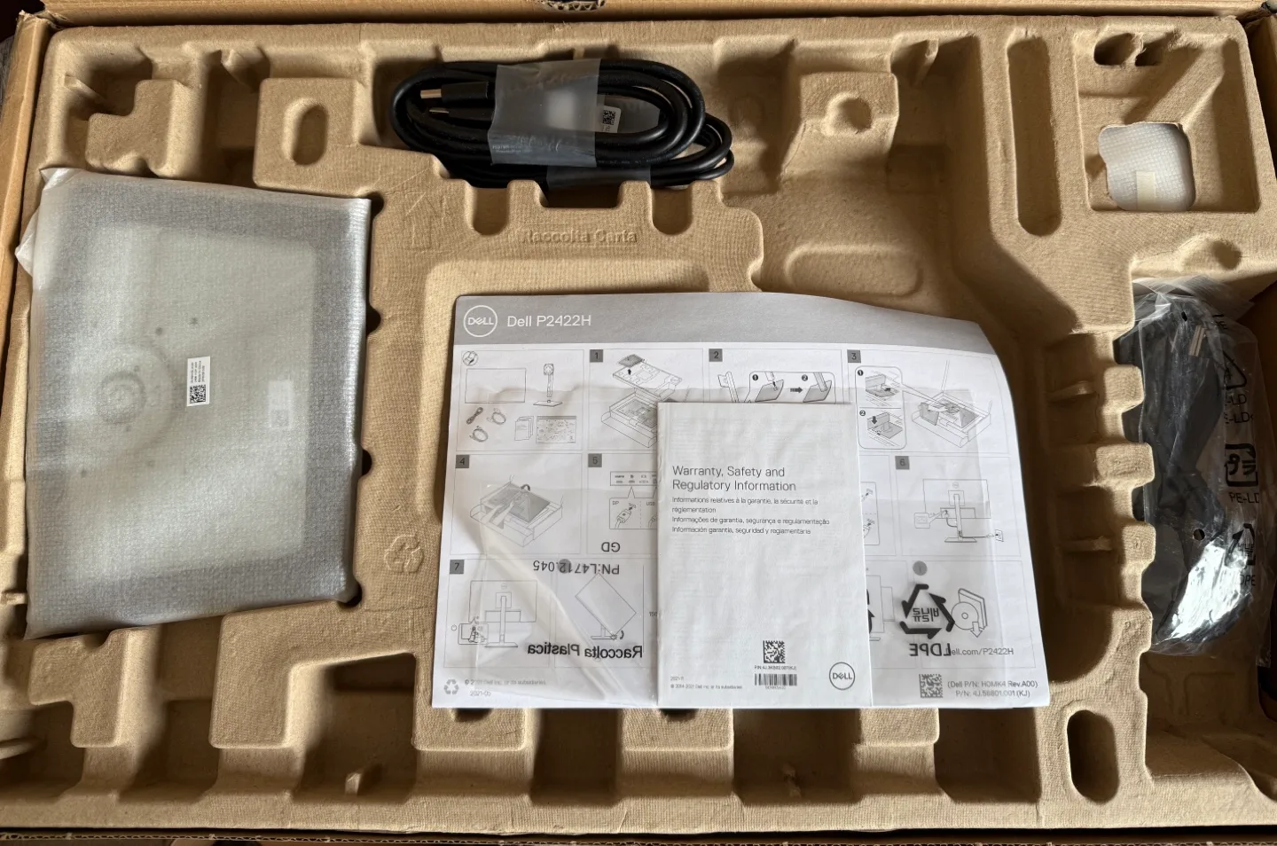 NEW Dell 24 inch Monitor Widescreen Full HD P2422H image indicator(2)