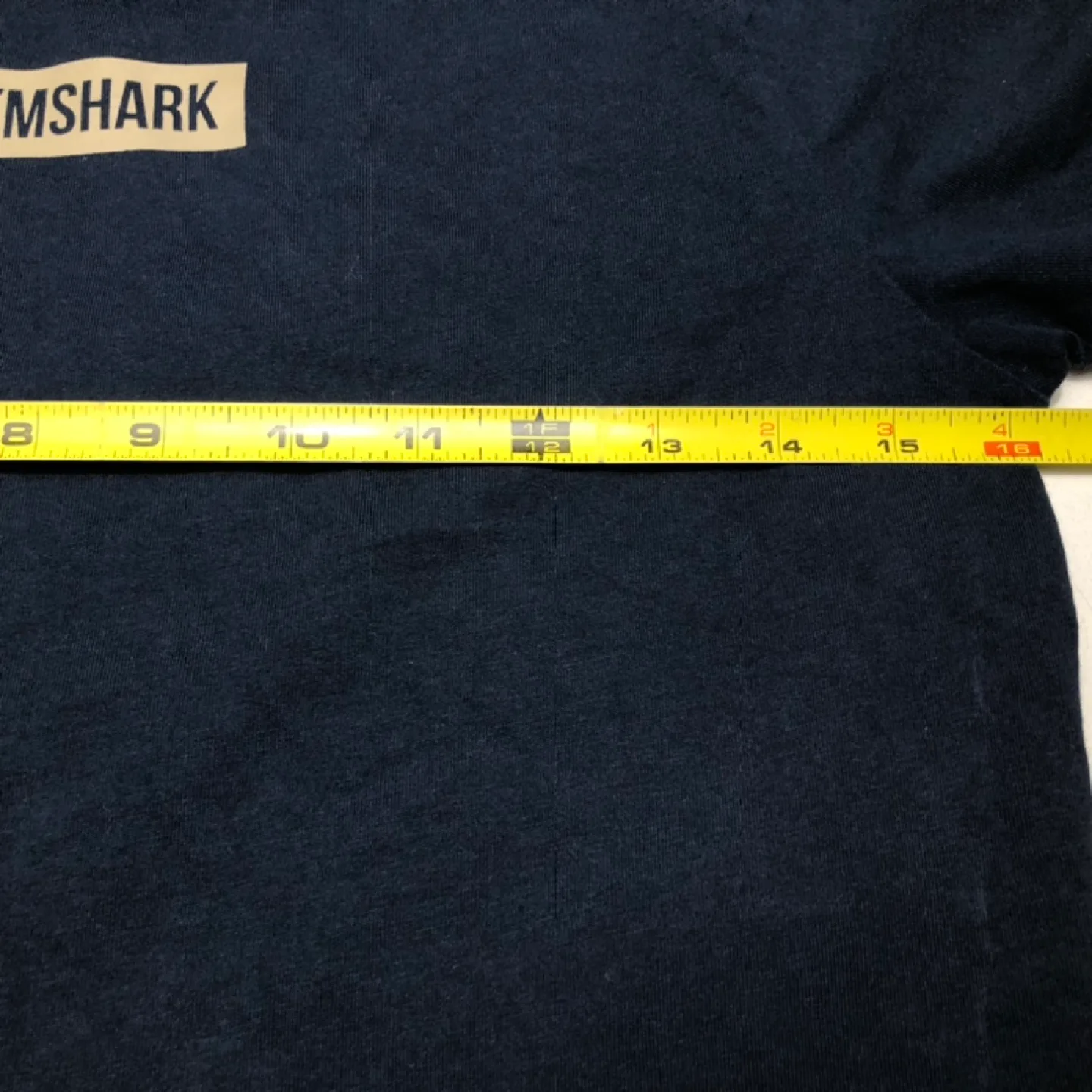 Gymshark Navy Blue Crop T-Shirt - Size Small image indicator(5)