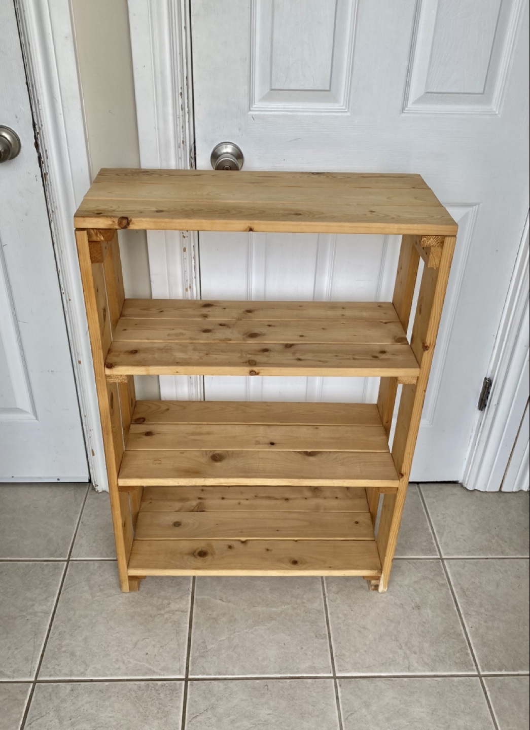 4 Tier Wood Shelf Unit - photo 2