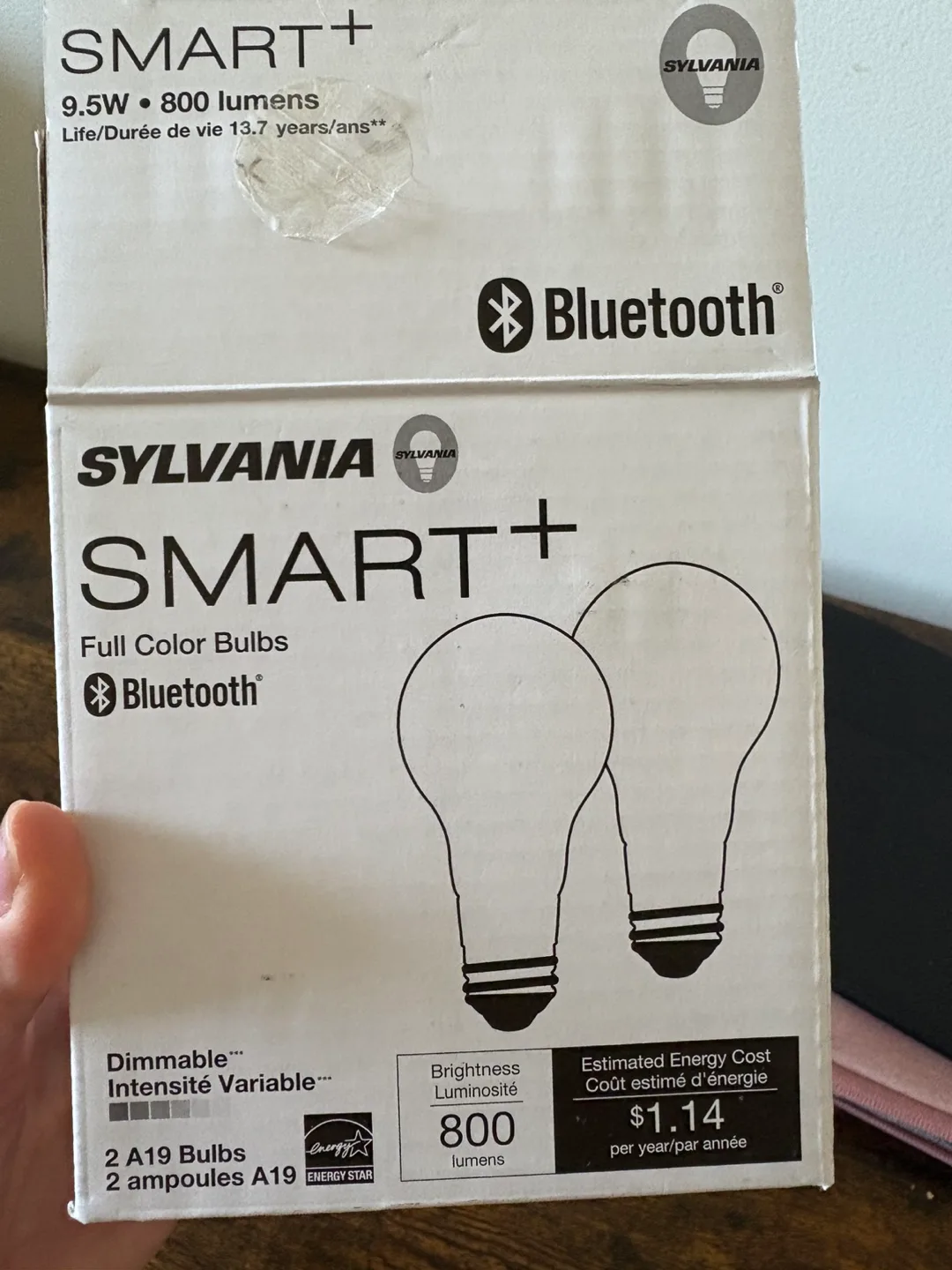 Sylvania Smart+ Full Colour Bluetooth Bulbs (2-pack) thumbnail