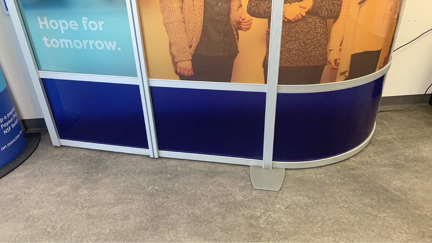Curved Room Divider with Images and Messaging - photo 3
