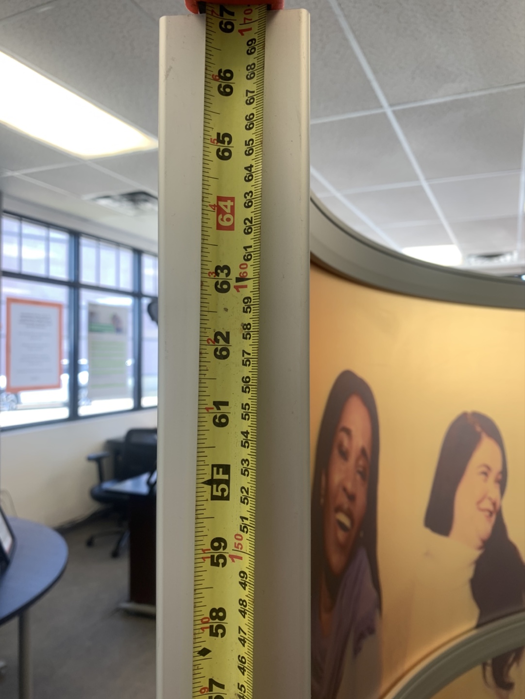 Curved Room Divider with Images and Messaging - photo 5