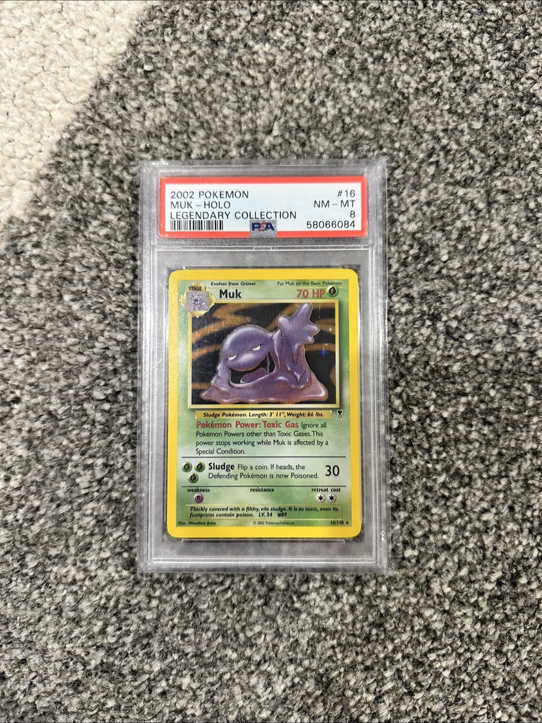 PSA 8 2002 Pokemon Legendary Collection Muk #16