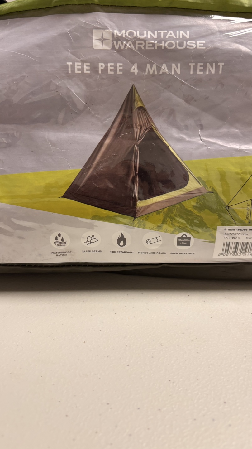Mountain Warehouse Teepee 4 Man Tent - photo 2