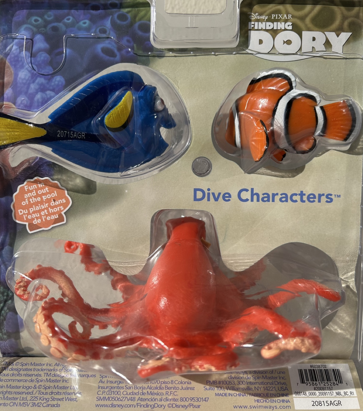 Finding Dory Dive Characters Playset (PACK NEVER OPENED) - photo 5