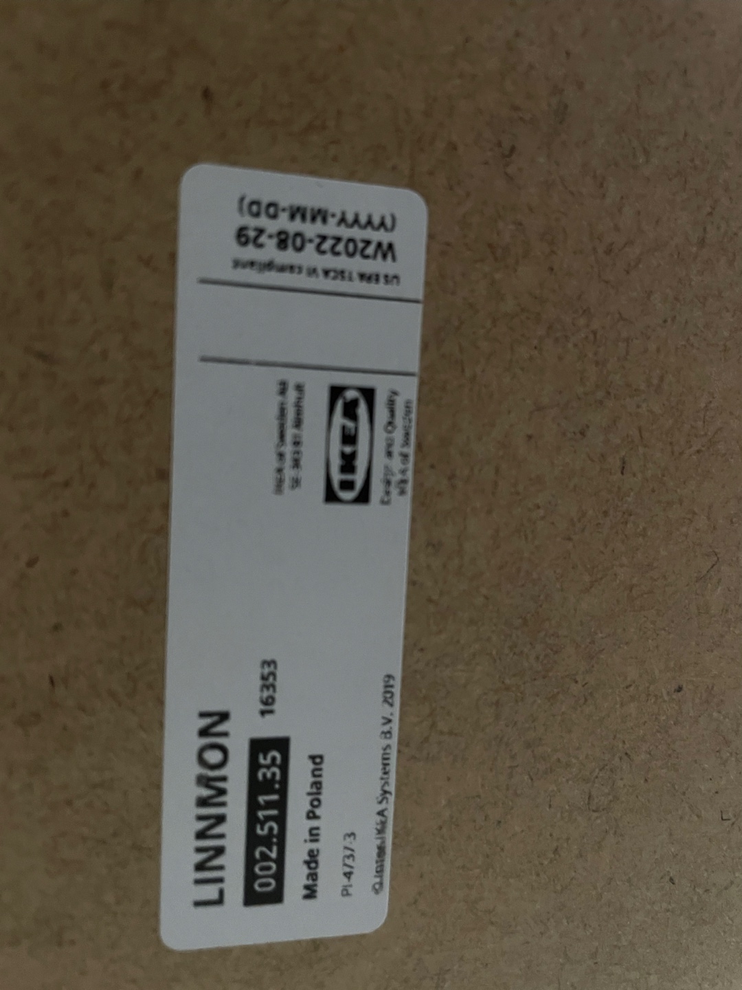 IKEA LINNMON Desk - White - photo 2