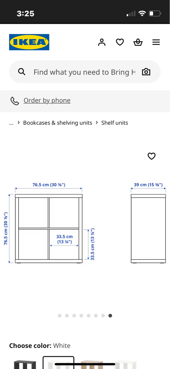 IKEA Kallax 4-cube shelving unit - White - photo 4