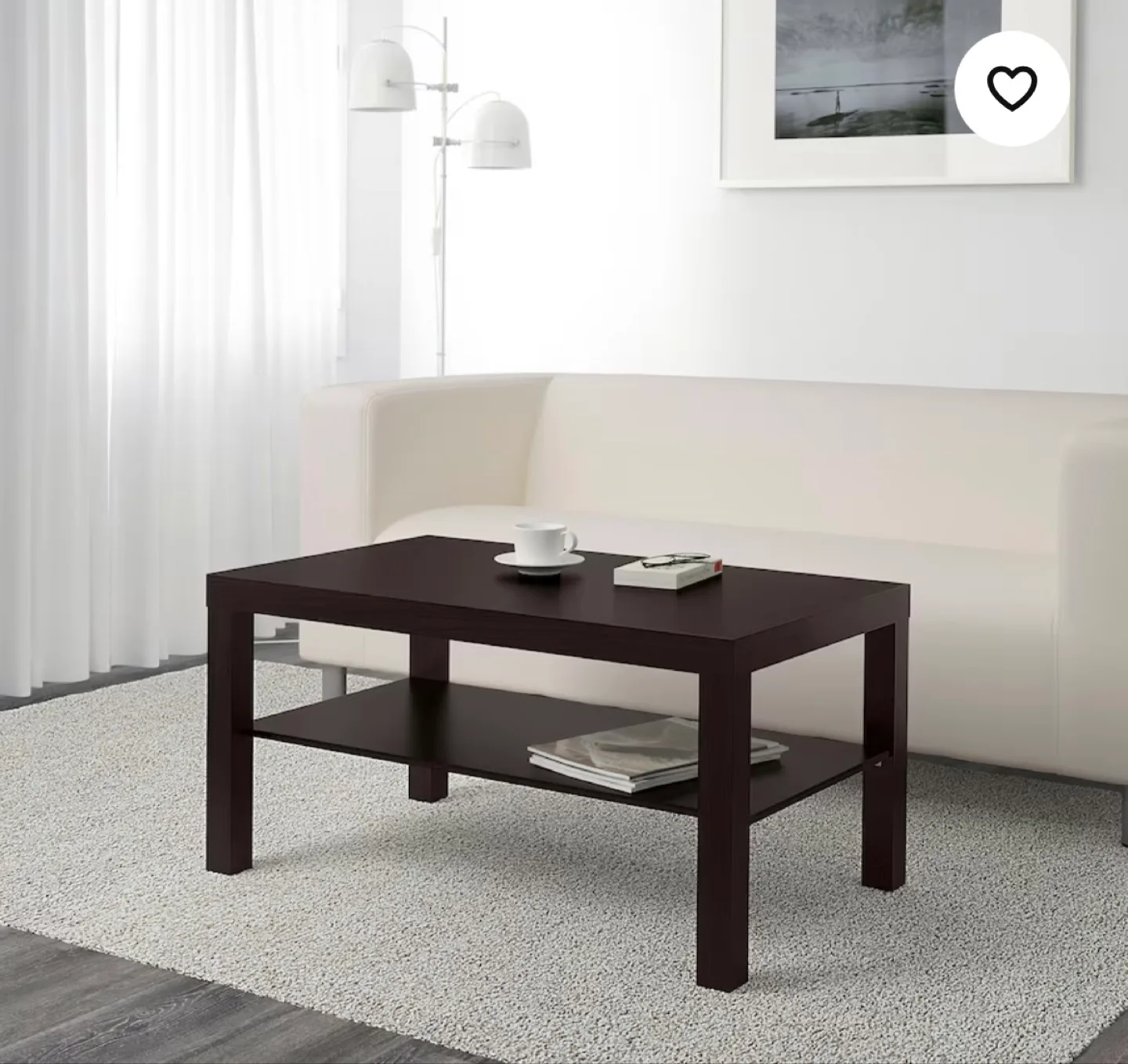 IKEA Lack Coffee Table - Black-Brown image indicator(9)