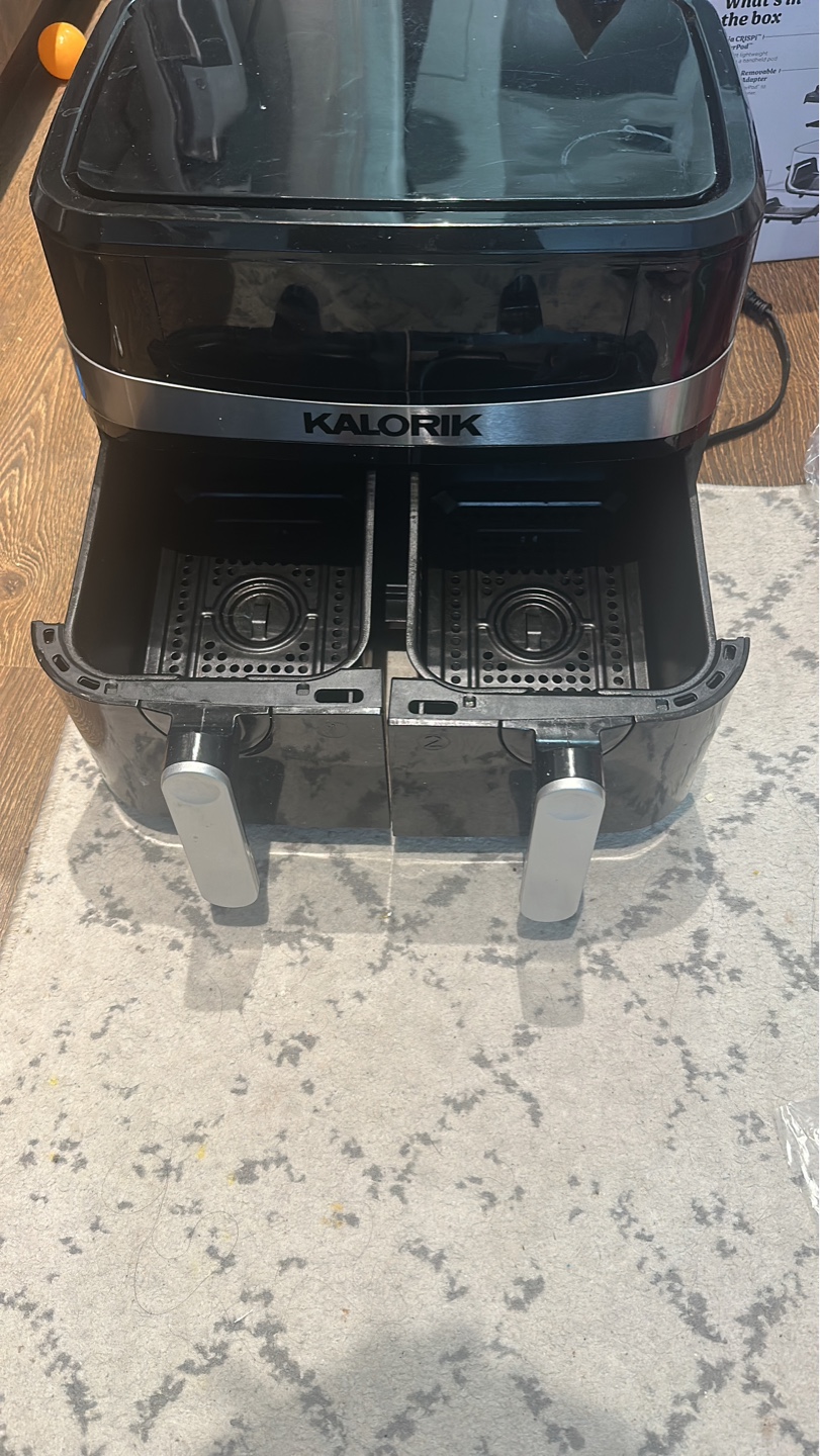 Kalorik Dual Basket Air Fryer