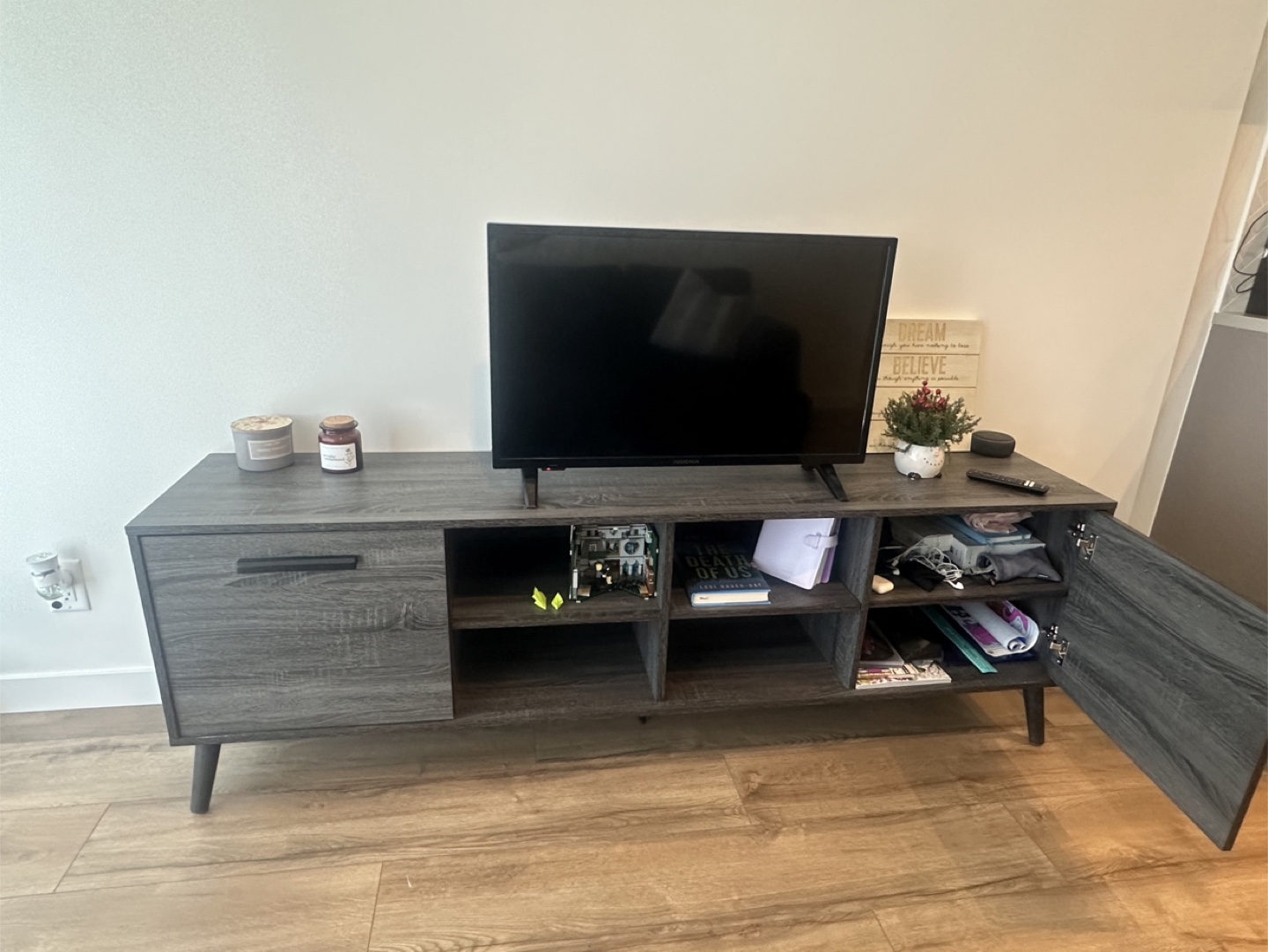 TV Stand with Storage - photo 2