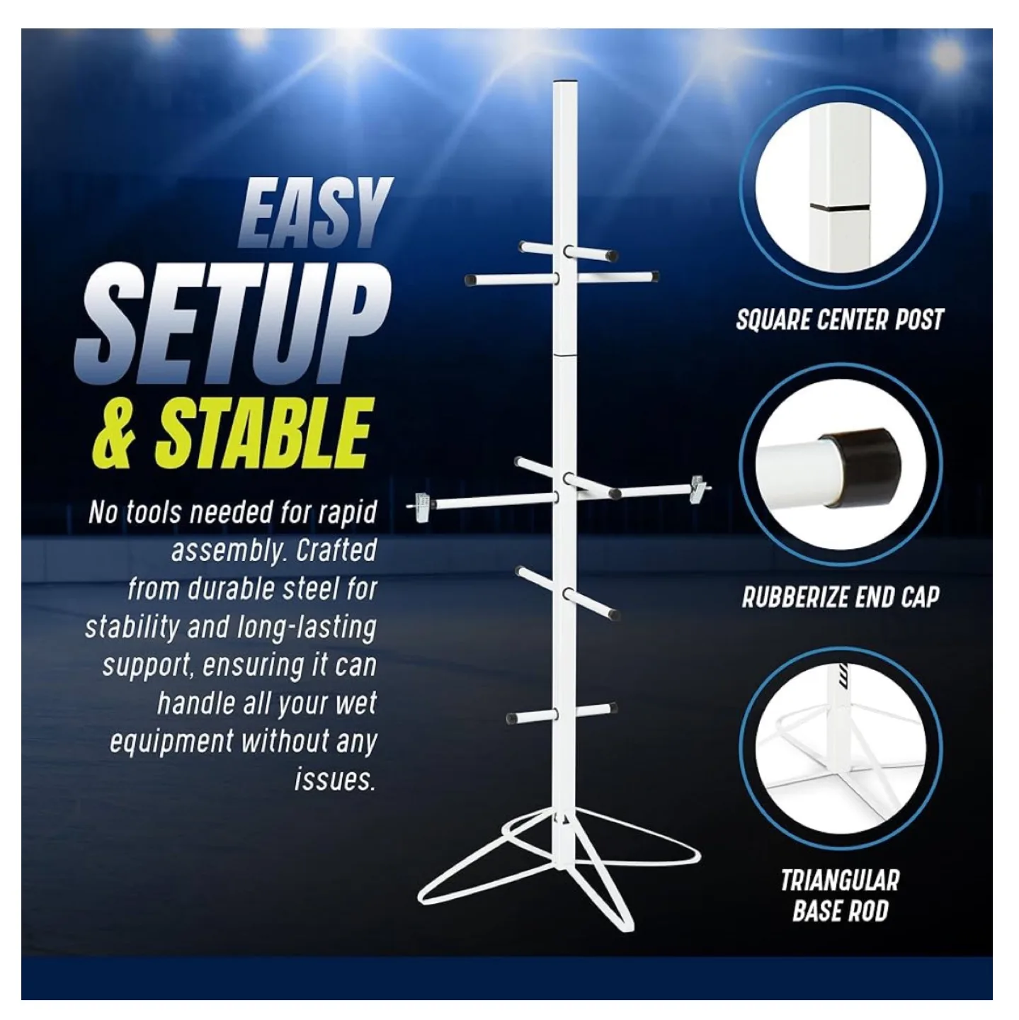 Winwell Premium Hockey Drying Rack image indicator(5)