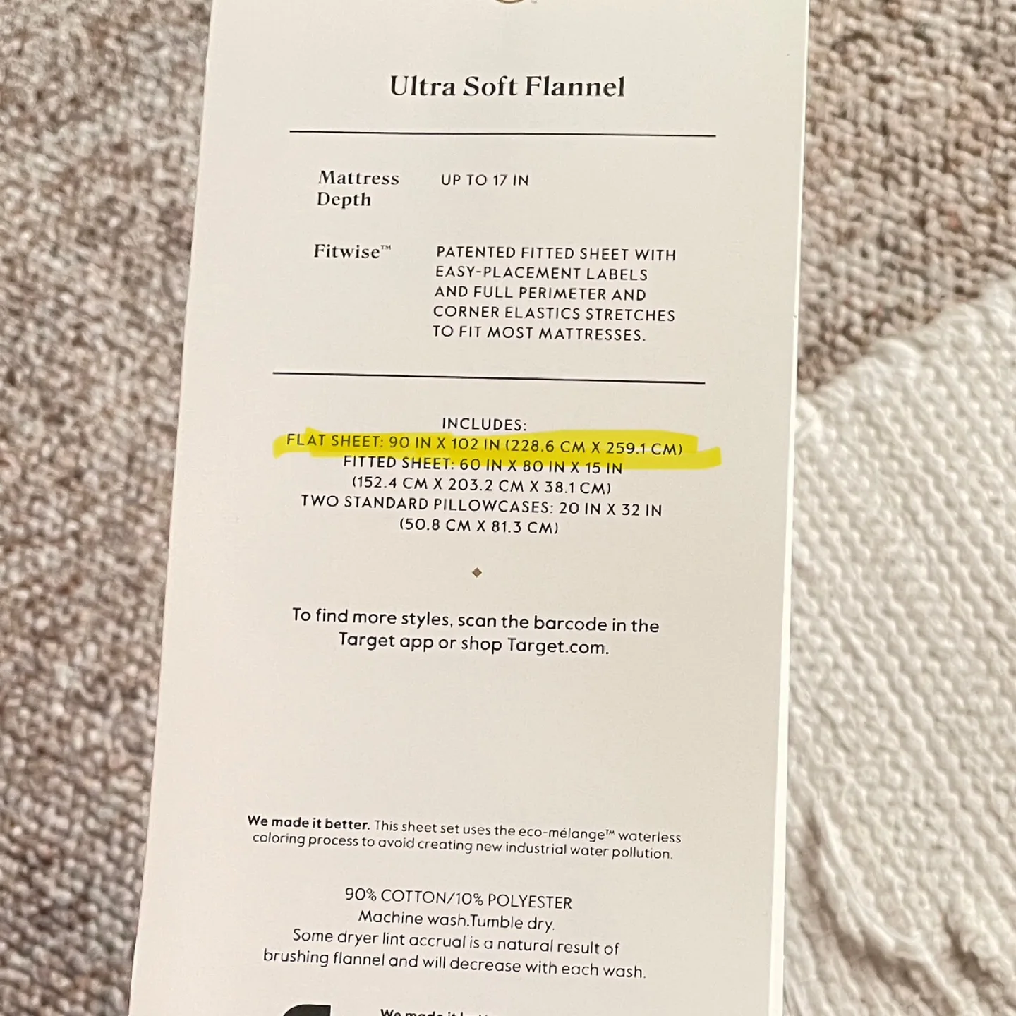 💚Ultra Soft Flannel Light Gray Queen Flat Sheet image indicator(2)