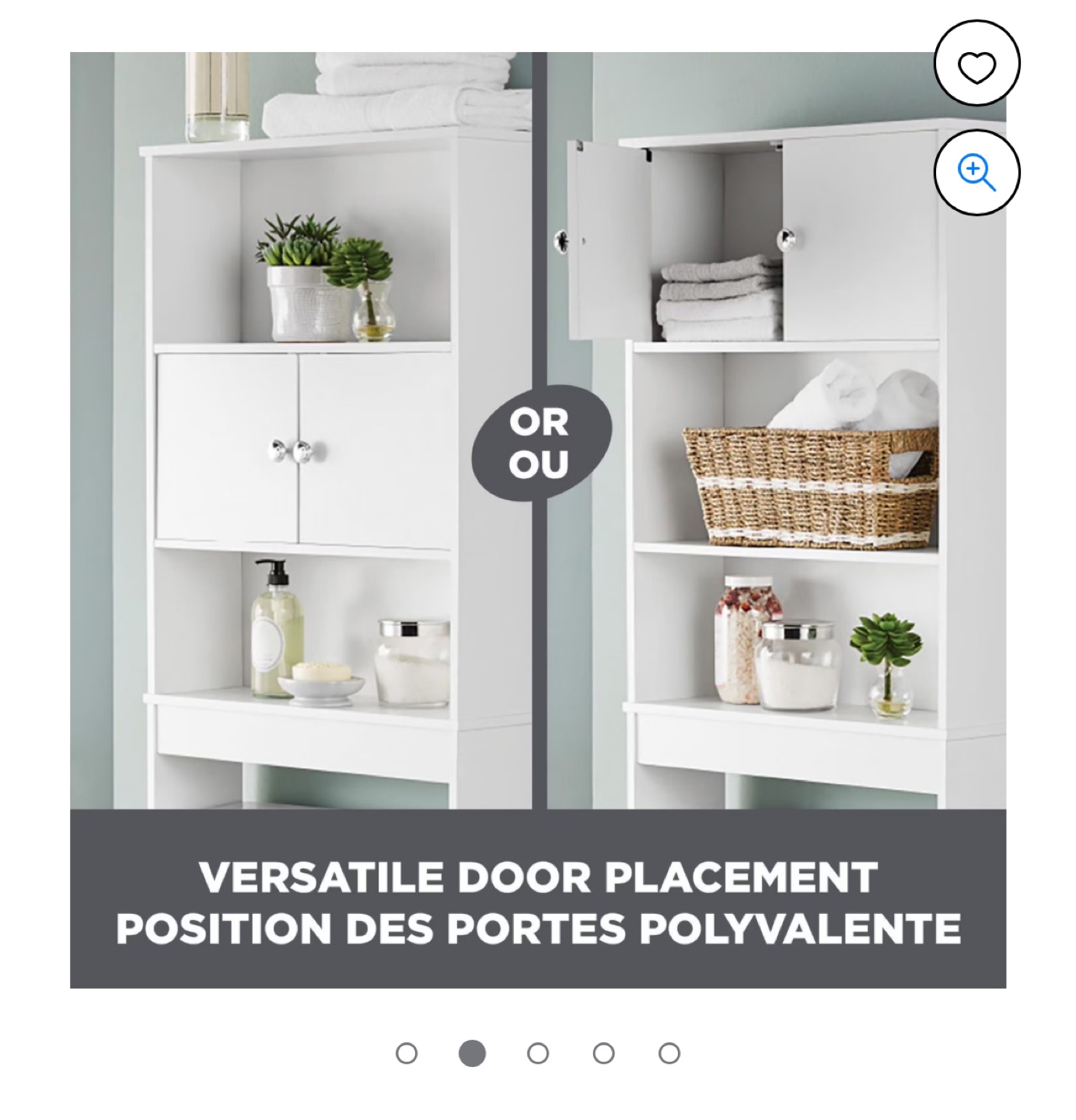 3-Shelf over the toilet storage - photo 4