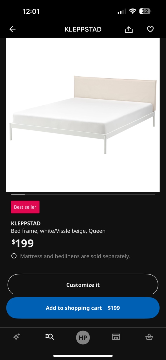 IKEA bed frame