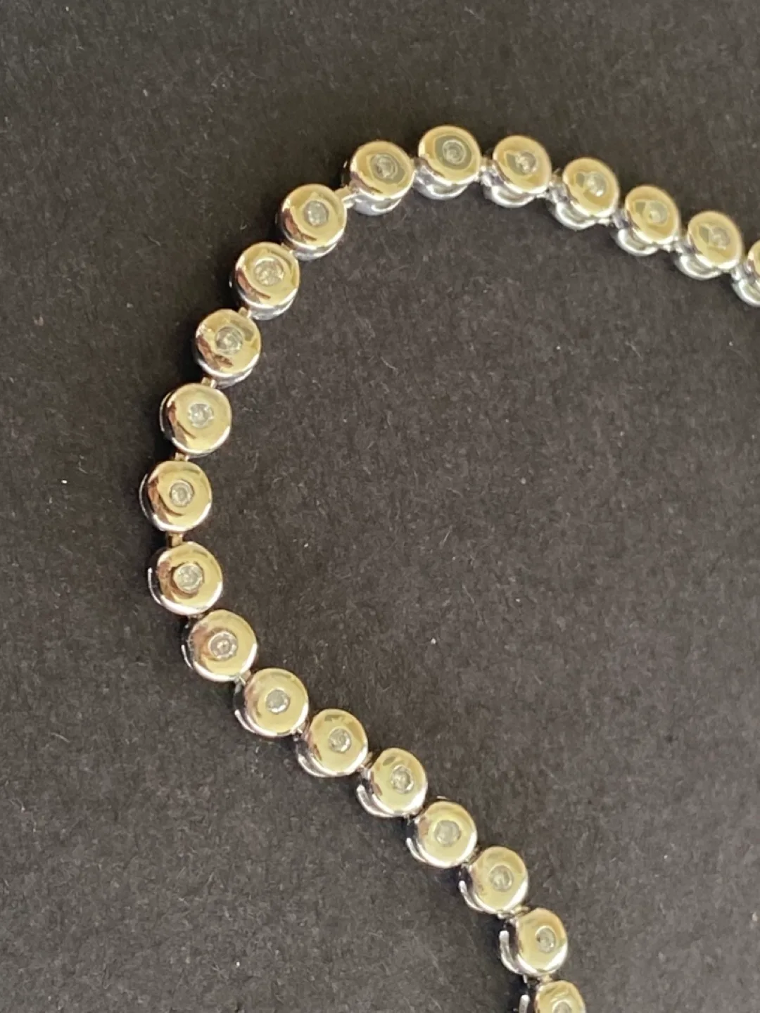 Vintage Genuine Natural 50pcs Diamond Tennis Bracelet image indicator(3)