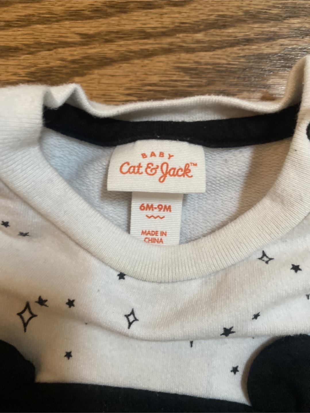 Baby Cat & Jack Black Cat Halloween Jumpsuit 6M-9M - photo 2