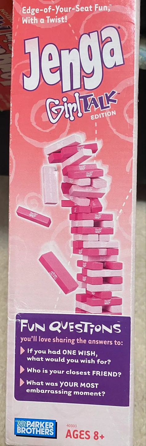 Jenga Girl Talk Edition Game 💚 image indicator(2)