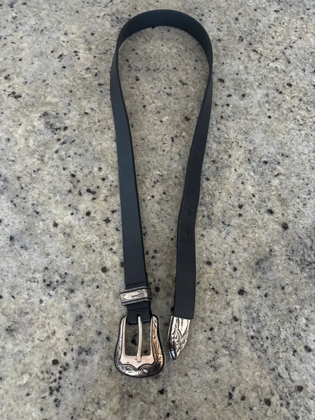 Wilfred Free Black Leather Belt thumbnail