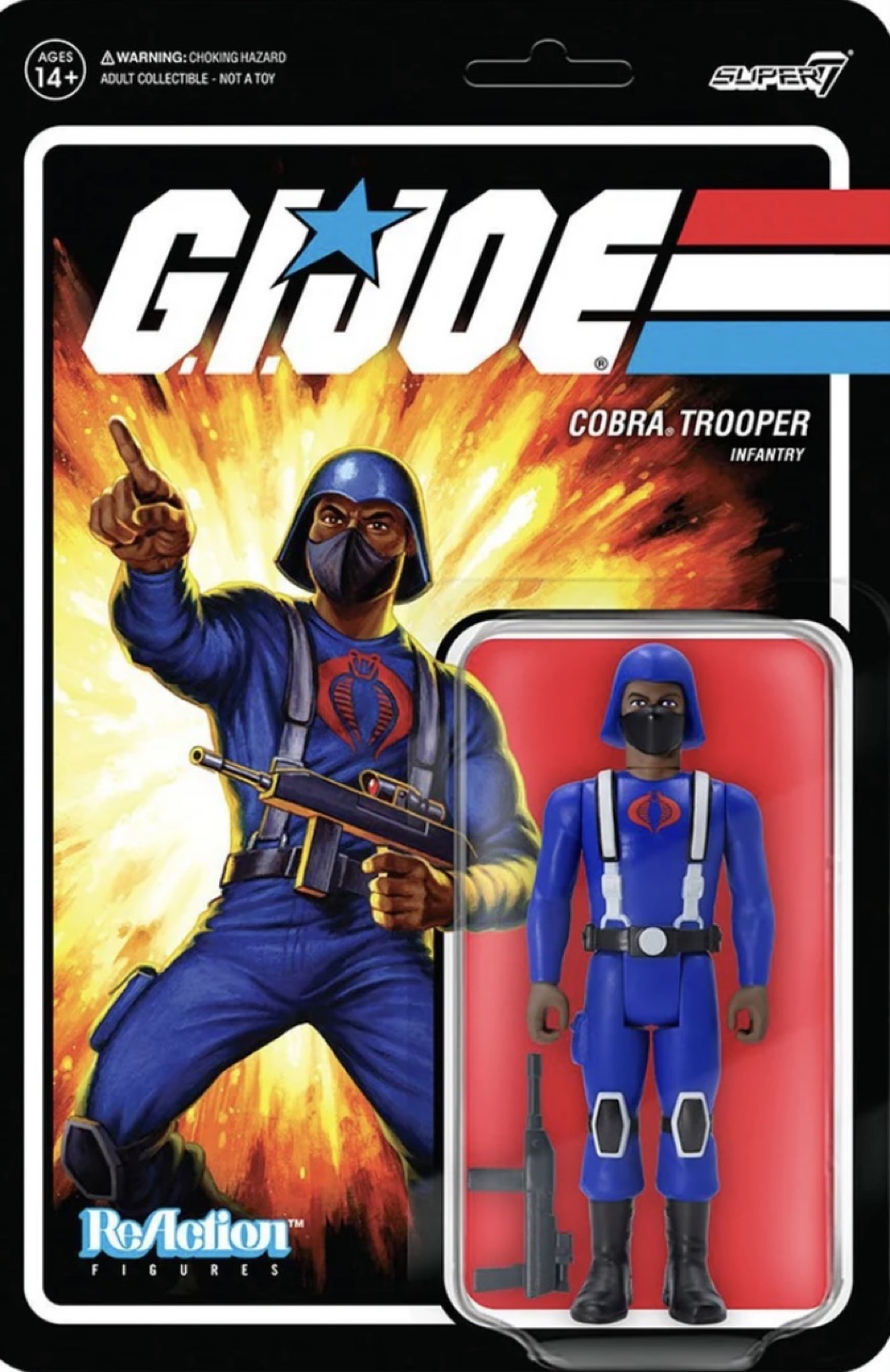 G.I. Joe Cobra Trooper Infantry Action Figure (NEVER OPENED)
