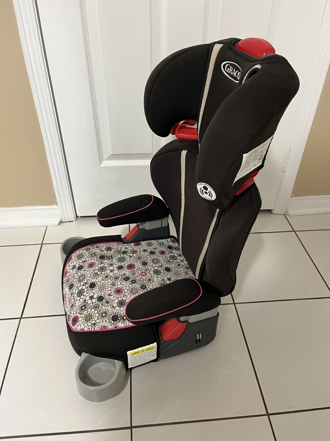 Booster seat with Backrest