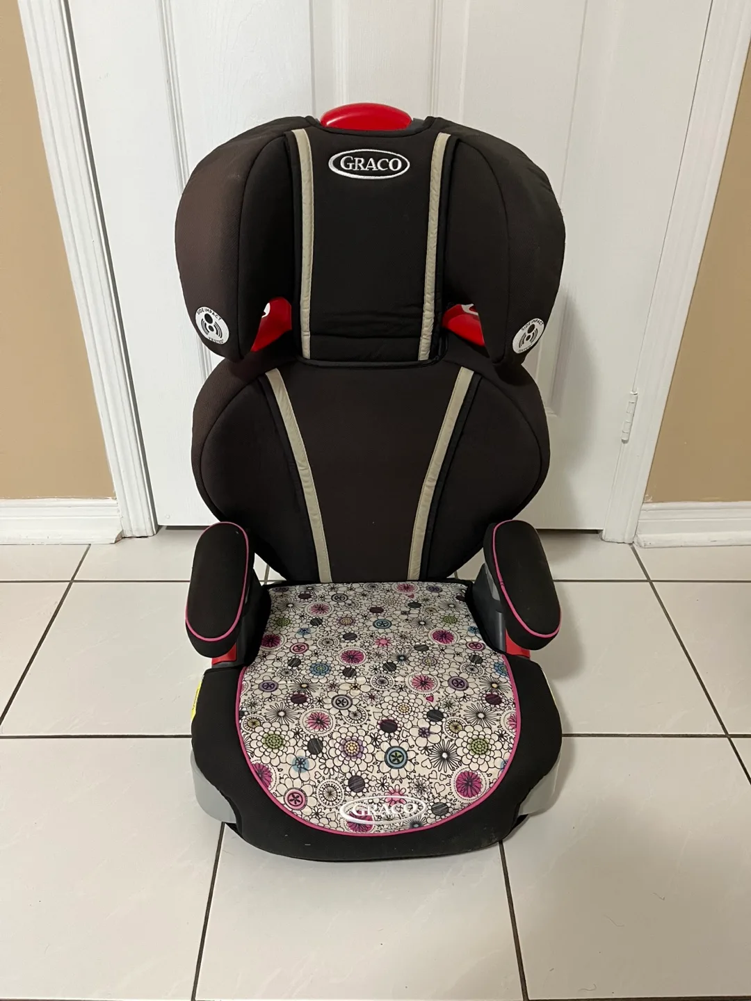 Booster seat with Backrest image indicator(3)