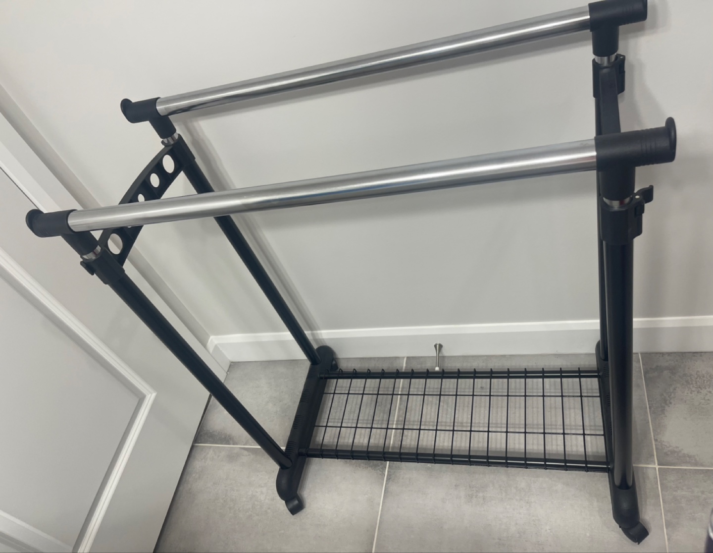 Double Garment Rack