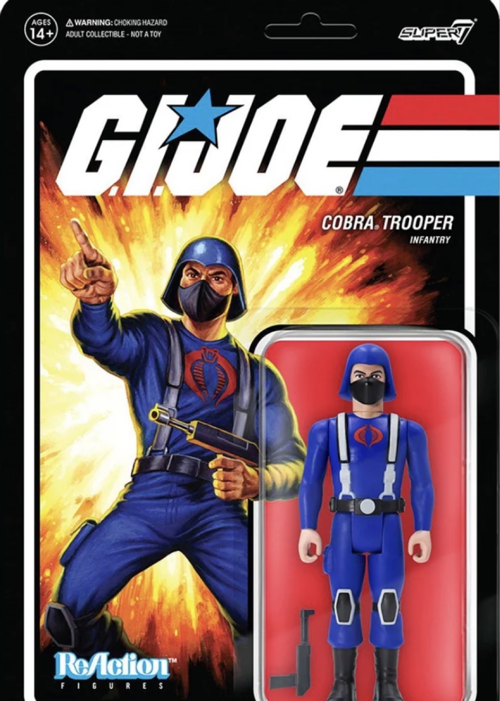 GI Joe Cobra Trooper Infantry Action Figure (NEVER OPENED)