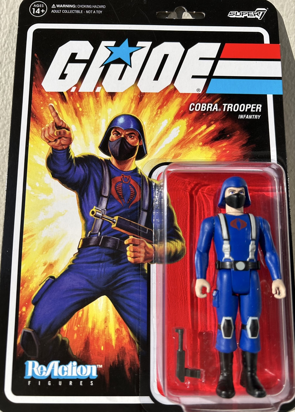 GI Joe Cobra Trooper Infantry Action Figure (NEVER OPENED) - photo 3