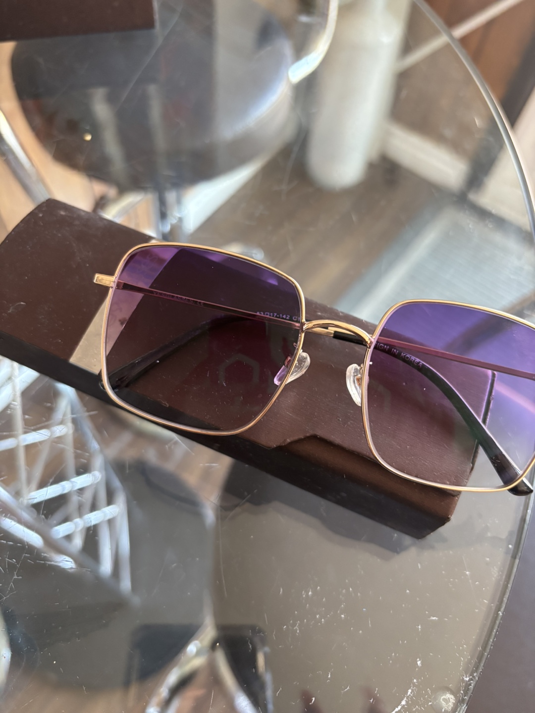 Yesglasses Purple Gradient Square Sunglasses - photo 3