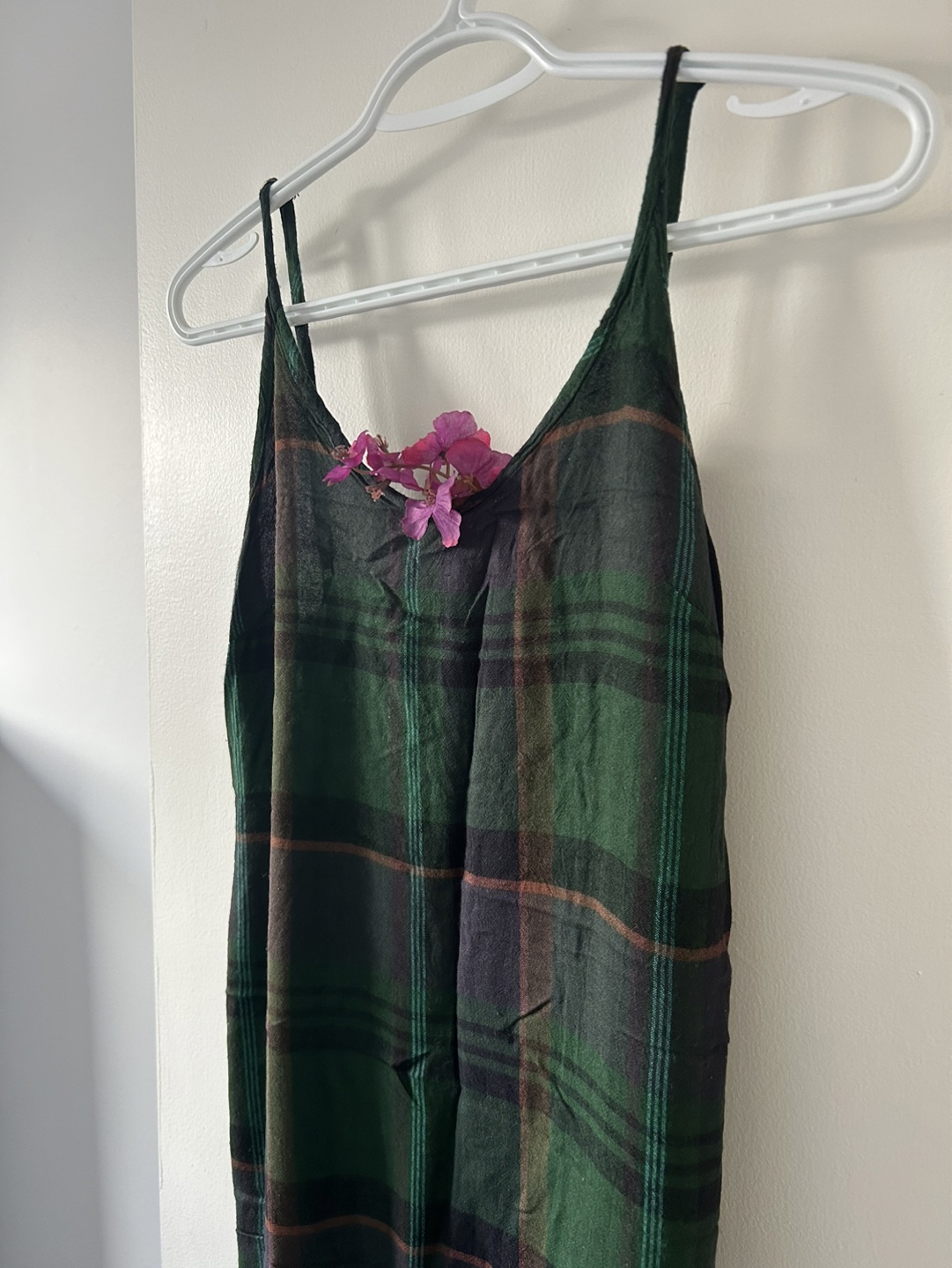 Urban Outfitter Green Plaid Slip Dress - photo 4