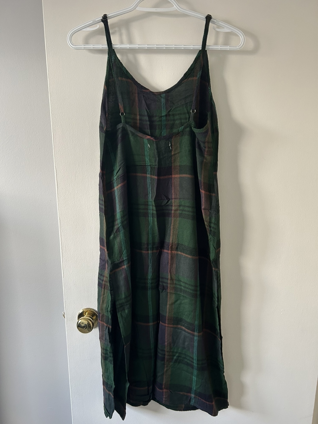 Urban Outfitter Green Plaid Slip Dress - photo 3