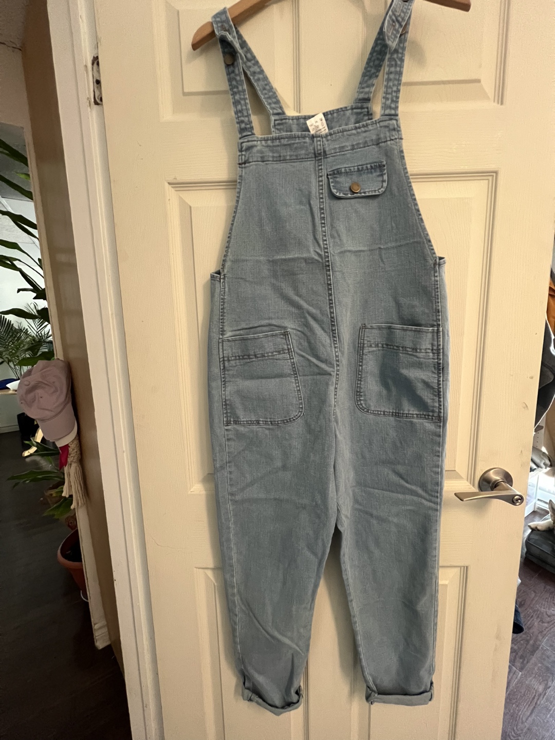 Light Wash Denim Overalls