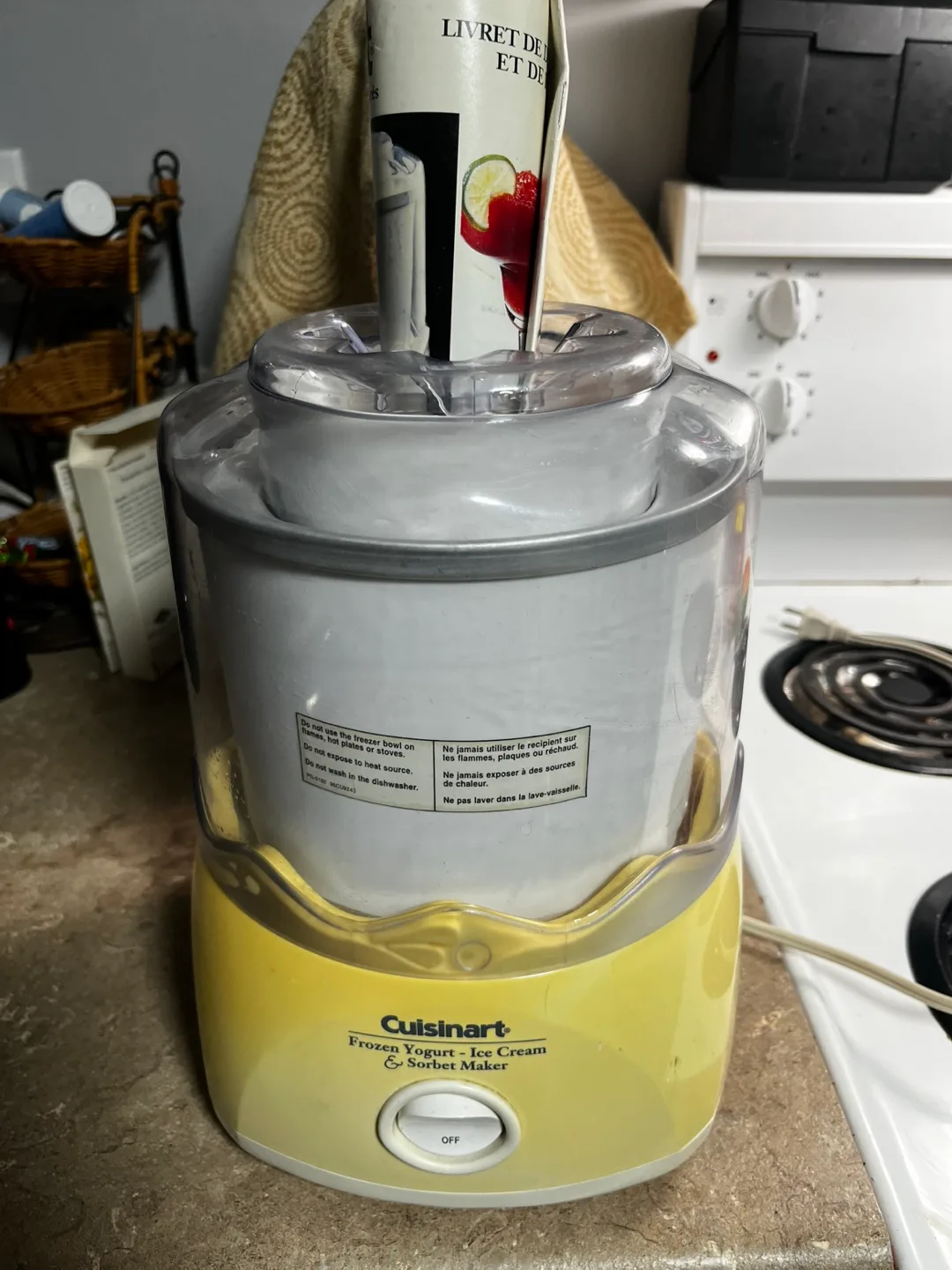 Cuisinart Frozen Yogurt Ice Cream & Sorbet Maker