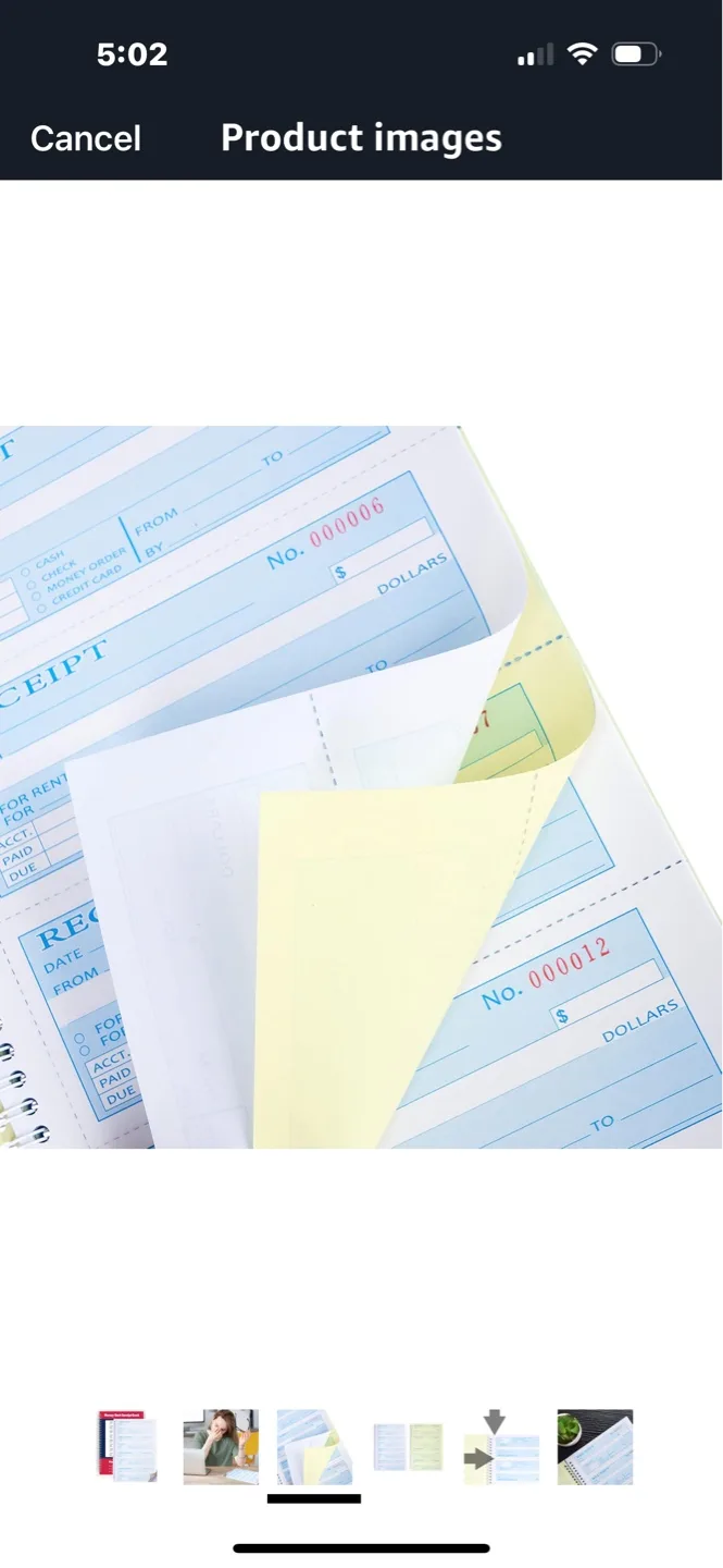 Money/Rent Receipt Book - 200 Sets image indicator(4)