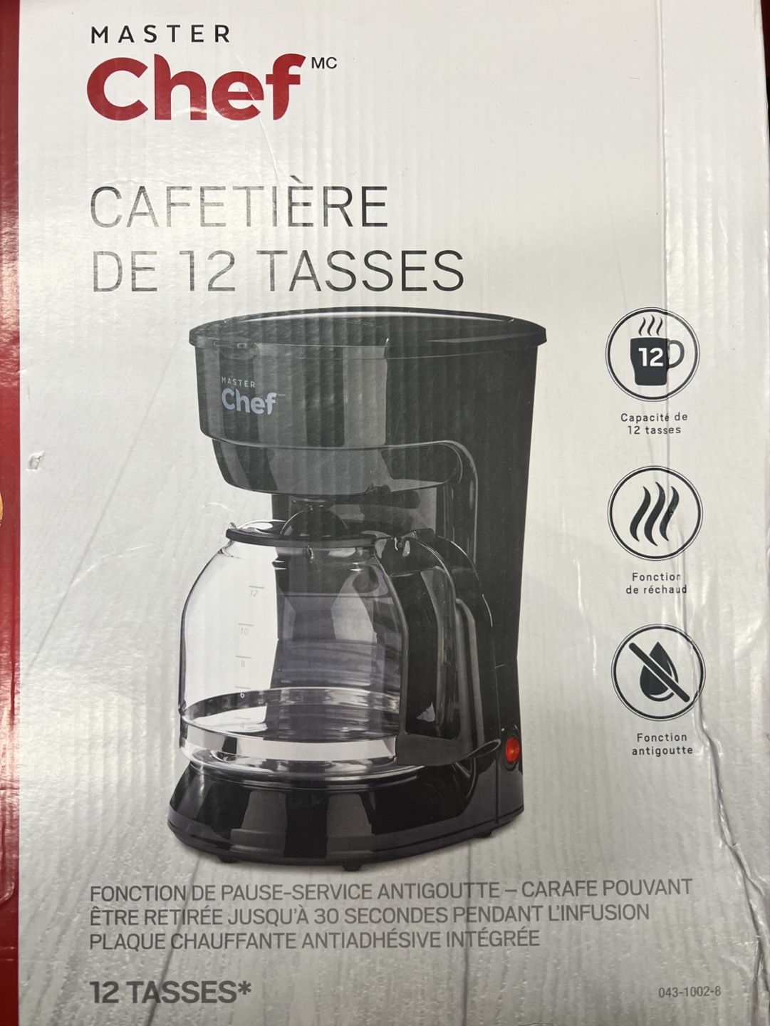 Master Chef 12-Cup Coffee Maker