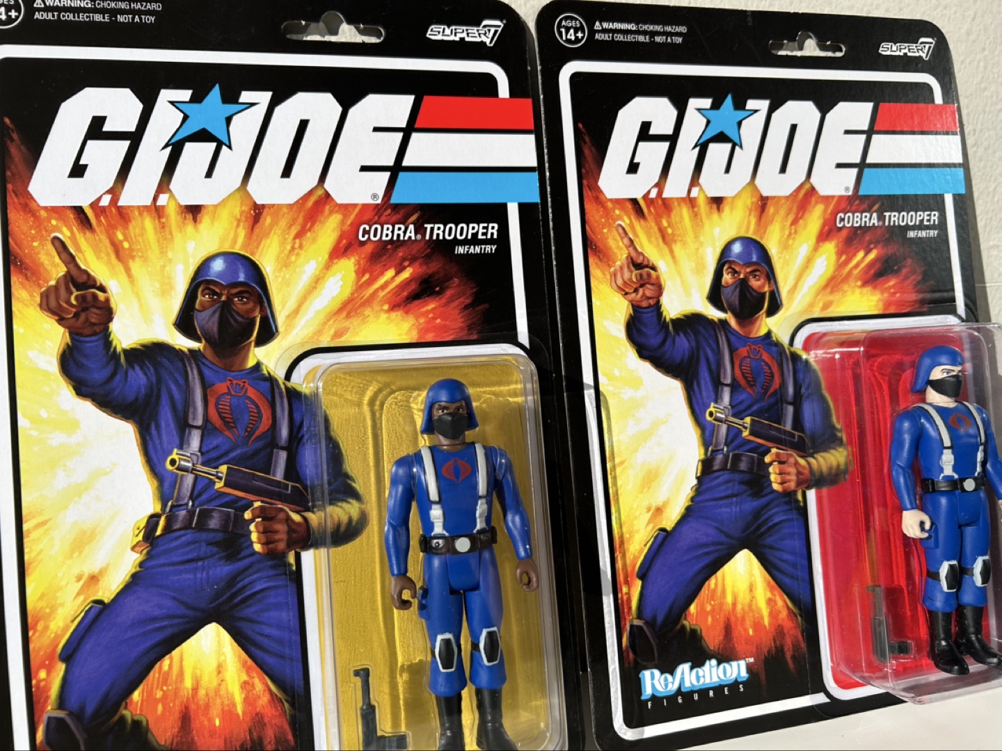 2x GI Joe Cobra Trooper Infantry Action Figures (NEVER OPENED) - photo 2