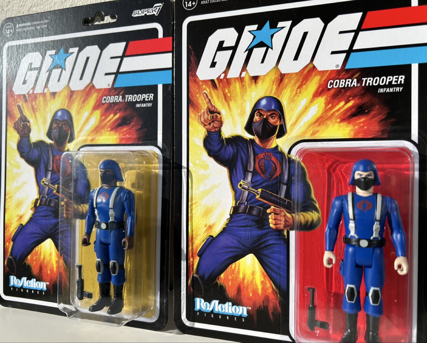 2x GI Joe Cobra Trooper Infantry Action Figures (NEVER OPENED) - photo 3