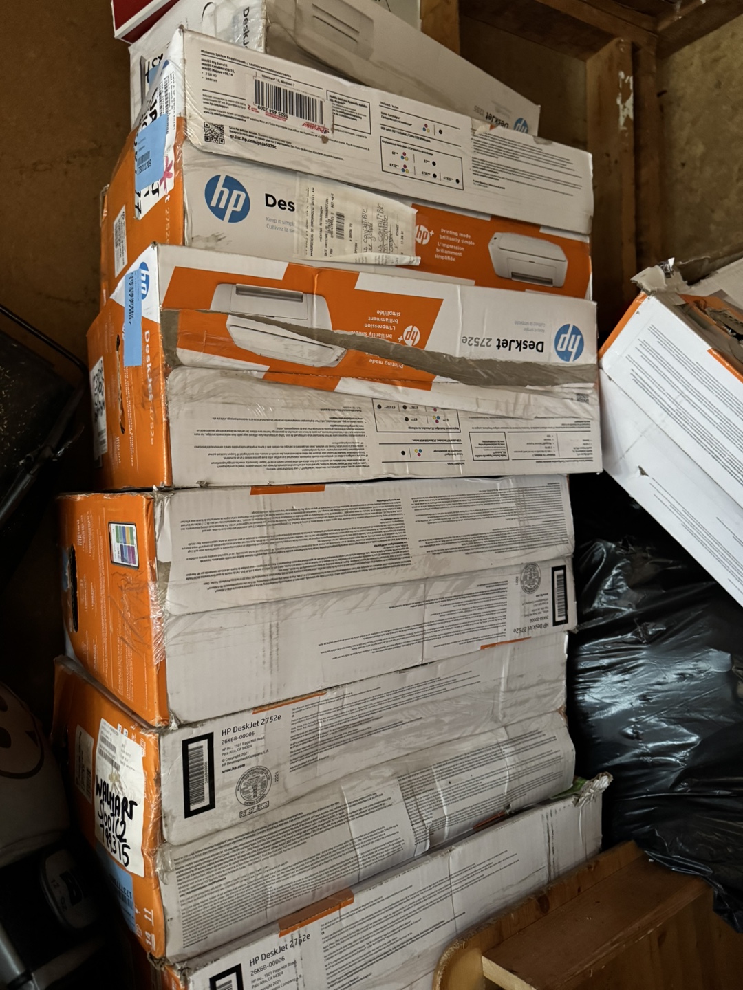HP DeskJet 2752e Printers - Bulk Lot 8 for $50
