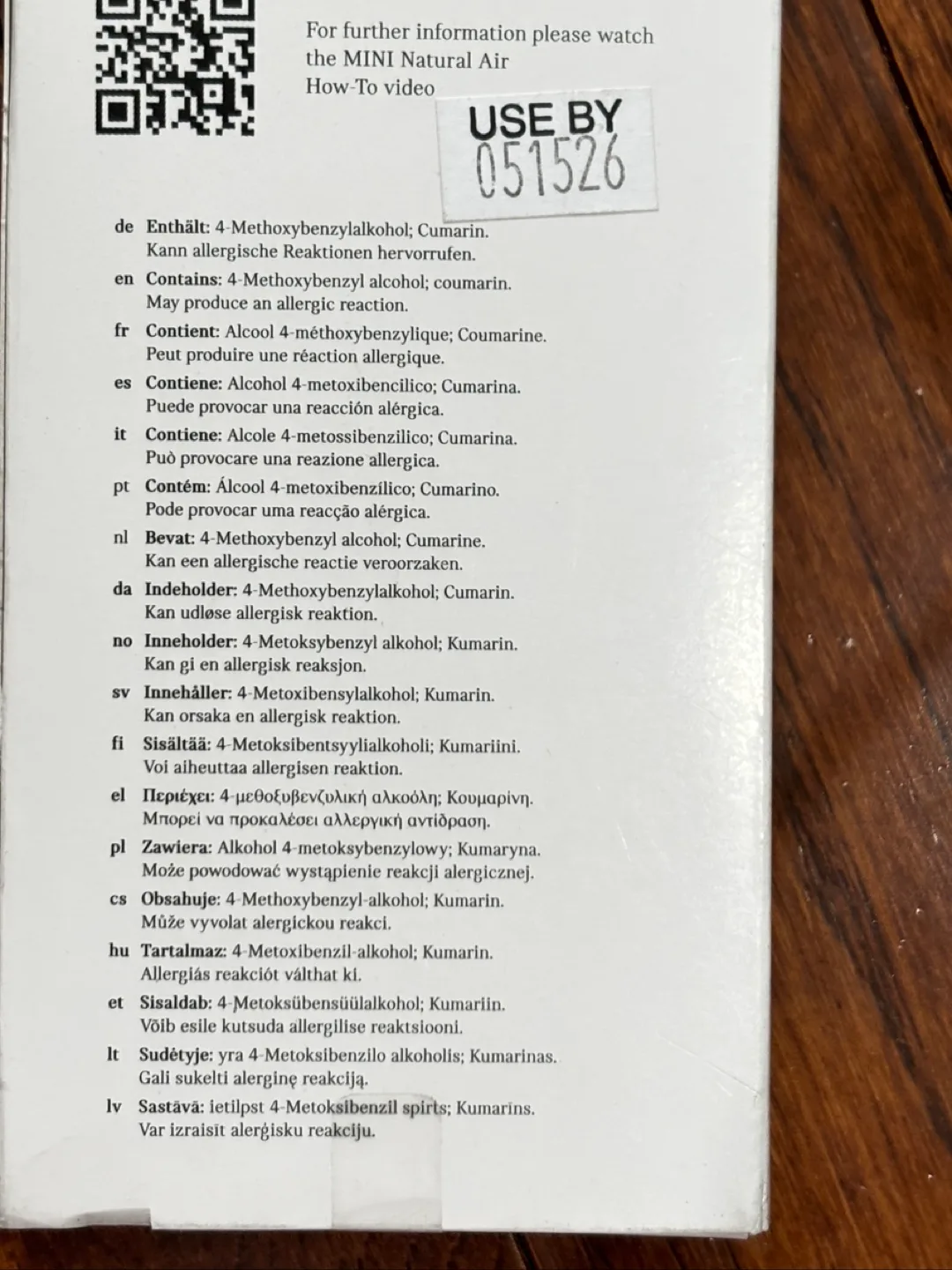 Mini Cooper Natural Air Car Freshener Refill - Relaxing Twilight image indicator(3)