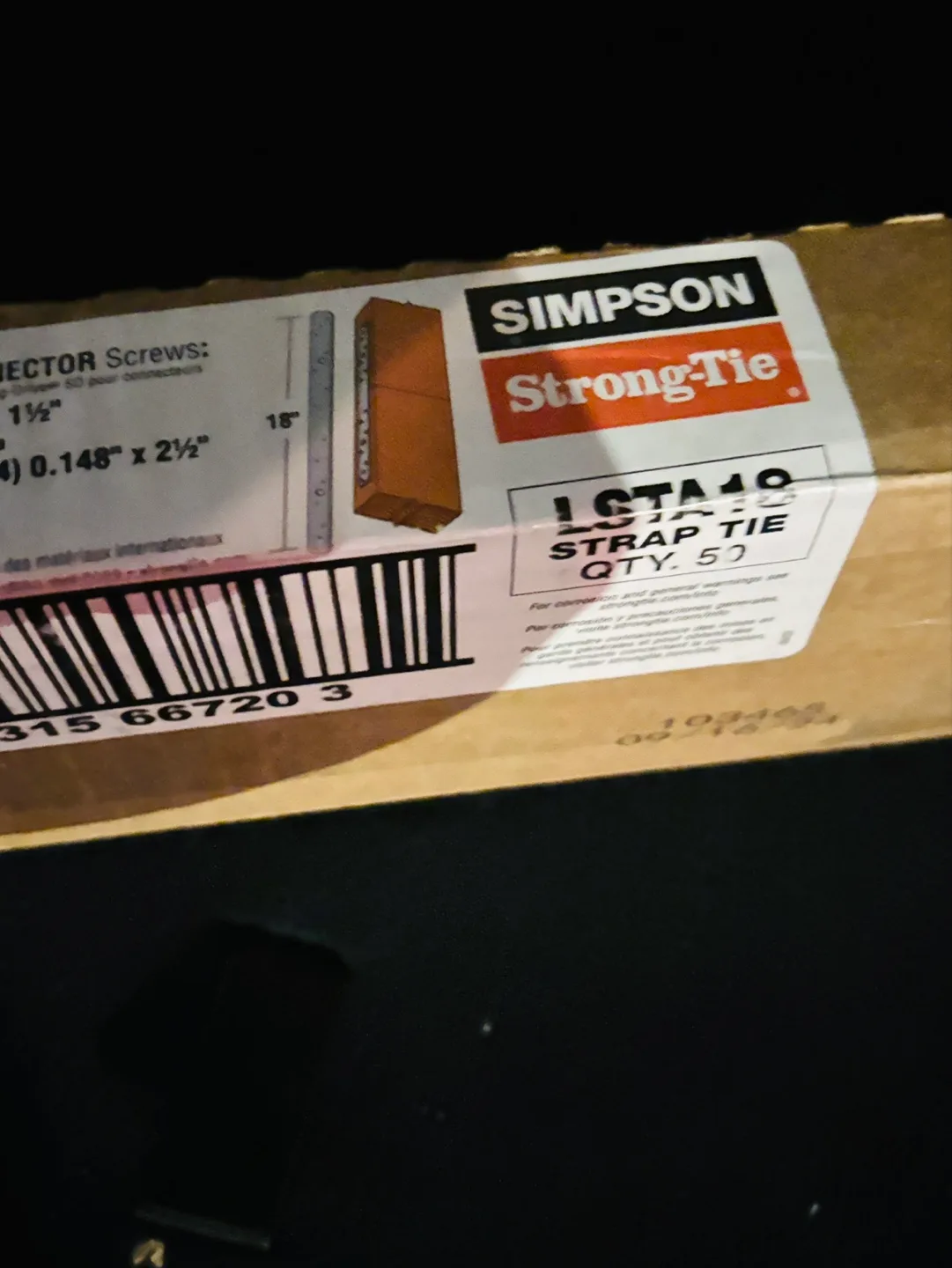 Simpson Strong-Tie 18 Inch Strap Tie LSTA18 image indicator(2)