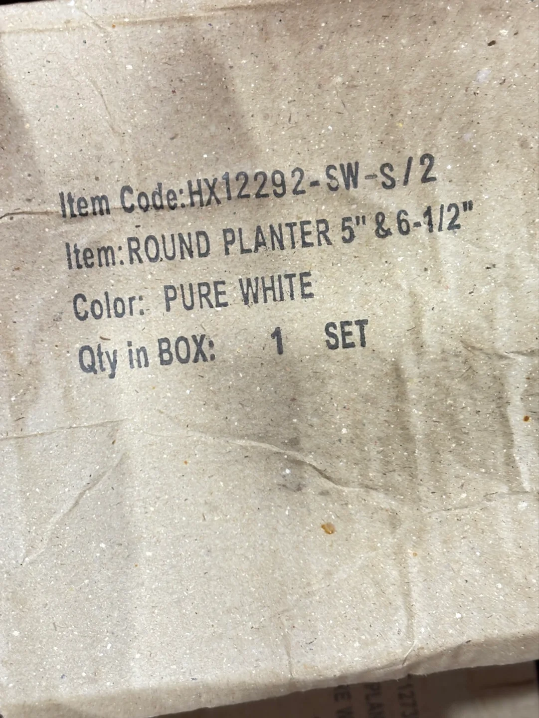 Ceramic Planters  / pots - White and Blue available image indicator(5)