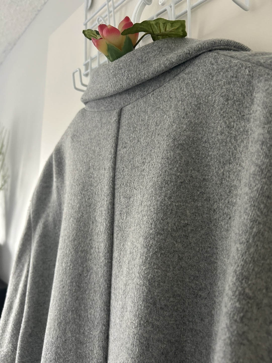 Zara Grey Double-Breasted Longline Coat - photo 3