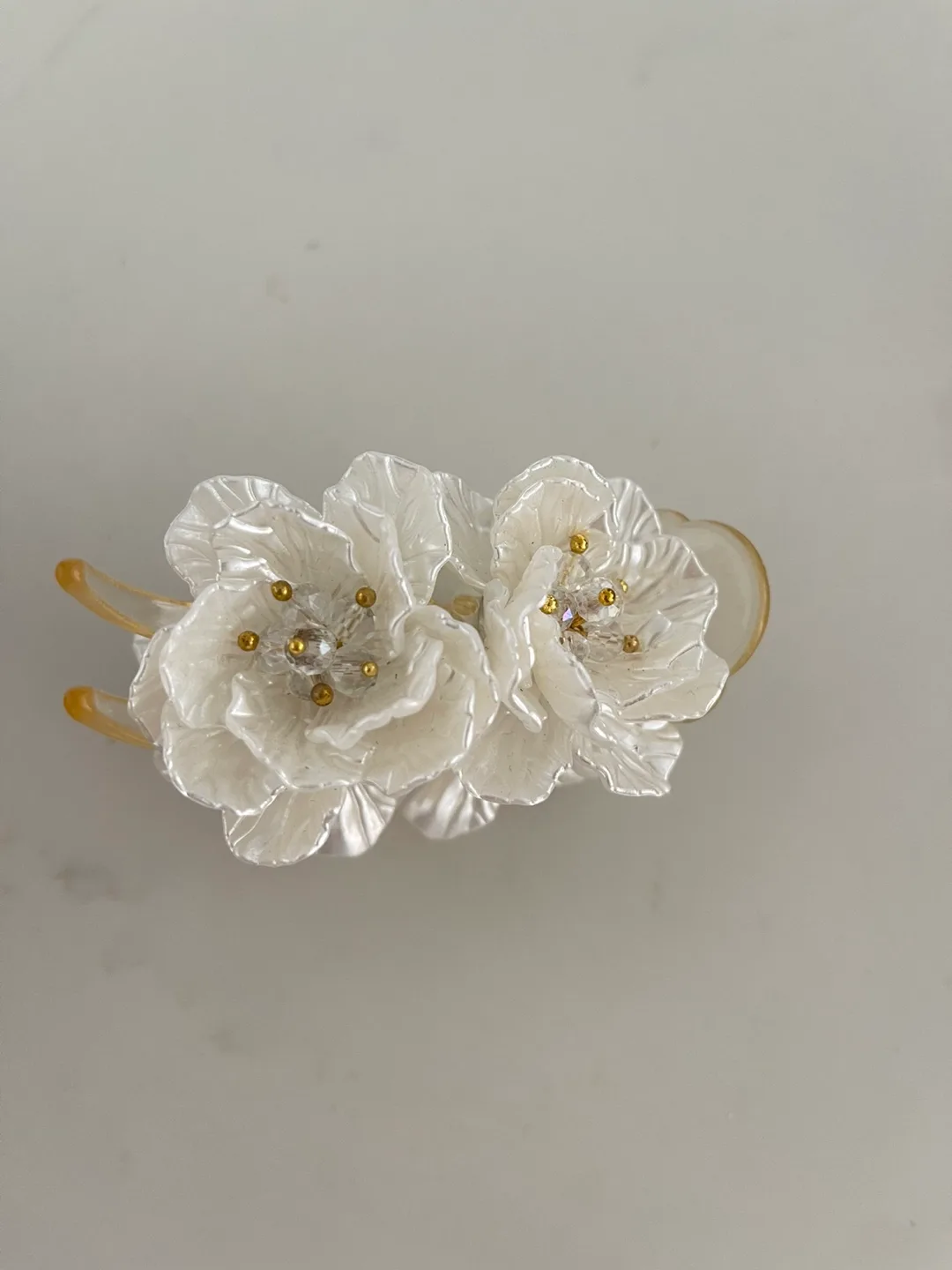 wedding Delicate Floral Hair Claw Clip thumbnail