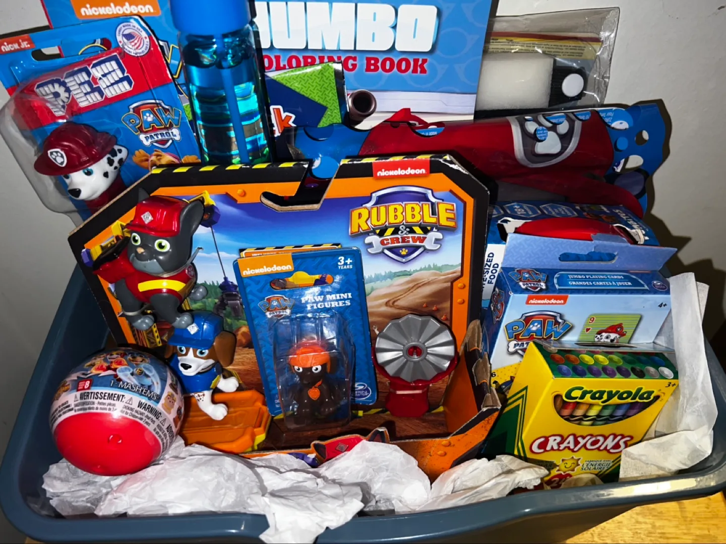 Paw Patrol Gift Basket - Toys, Crayons & Coloring Book image indicator(2)