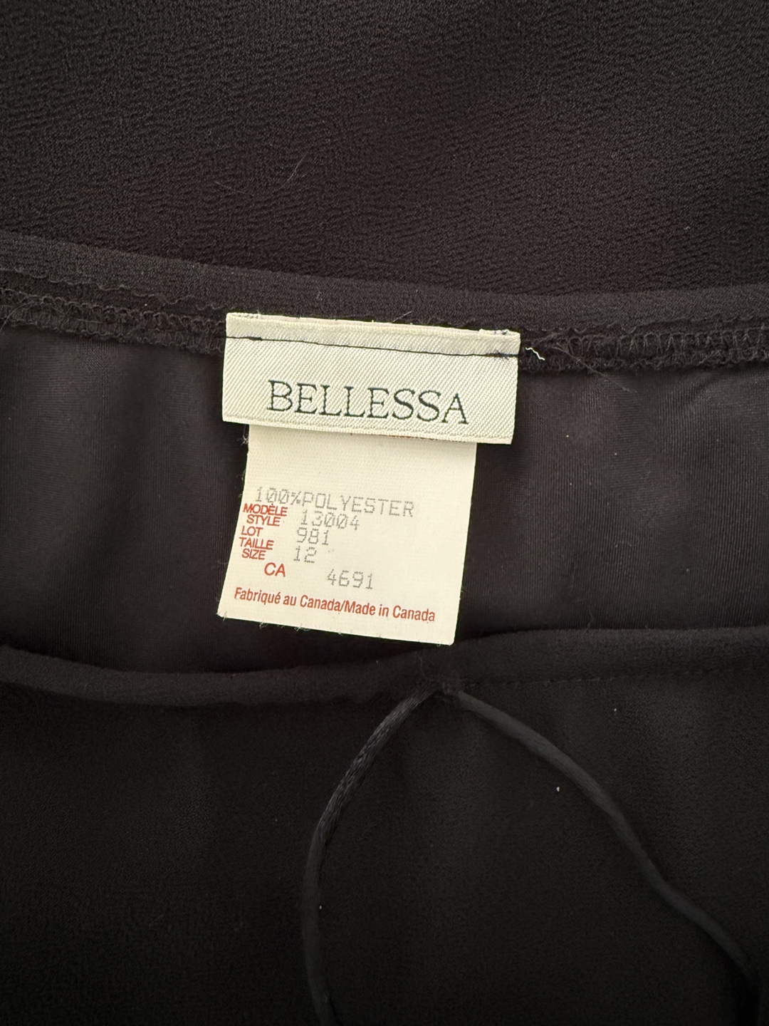 Bellessa Black Skirt and Top Set - photo 3